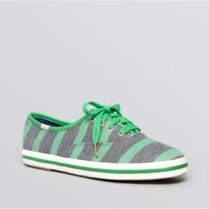 kate spade new york
Lace Up Flat Sneakers - Kick Stripe size 8